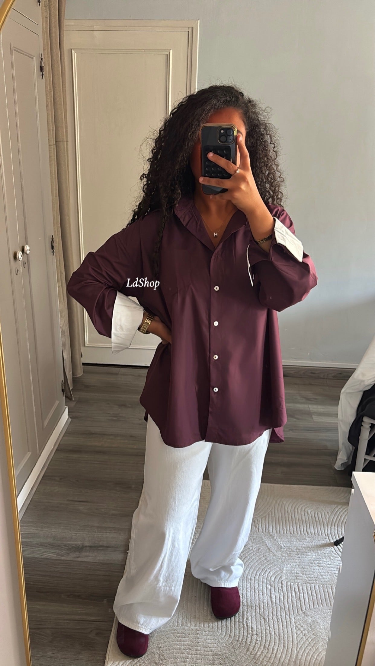 Chemise oversize Léa