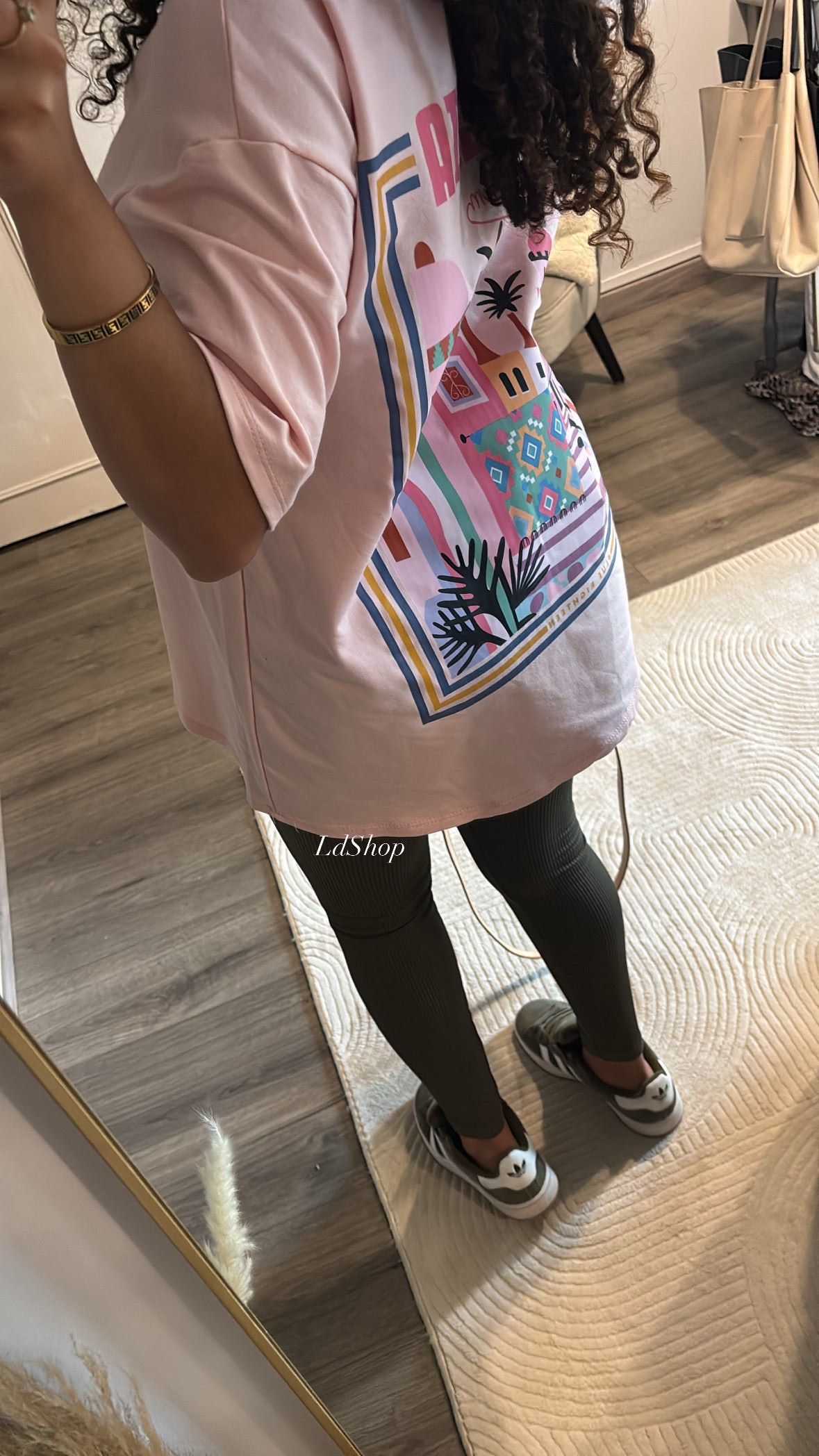 T-shirt Algeria rose