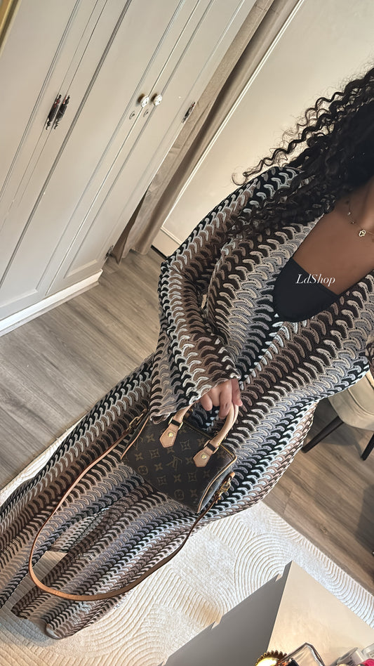 Robe crochet longue
